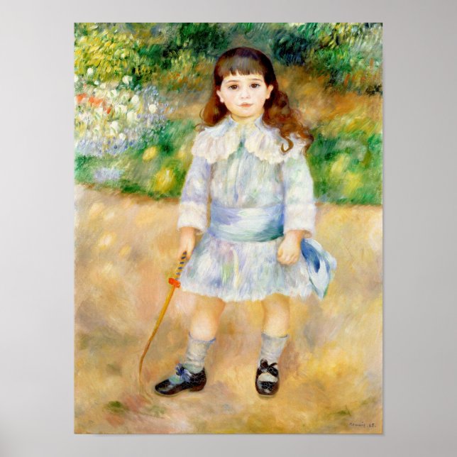 Poster Pierre-Auguste Renoir - Criança com um chicote (Frente)