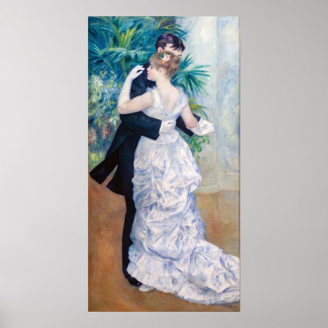 Poster Pierre-Auguste Renoir - Dança da Cidade (Frente)