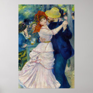 Poster Pierre-Auguste Renoir - Dança em Bougal