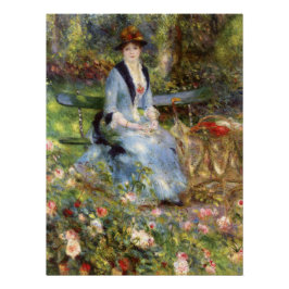 Póster Pierre-Auguste Renoir - Dans les Rosa