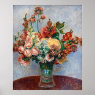 Poster Pierre-Auguste Renoir - Flores em um Vase