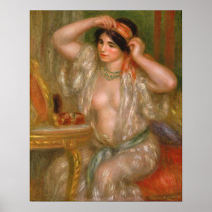 Póster Pierre Auguste Renoir   Gabrielle no espelho