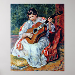 Póster Pierre-Auguste Renoir - guitarrista