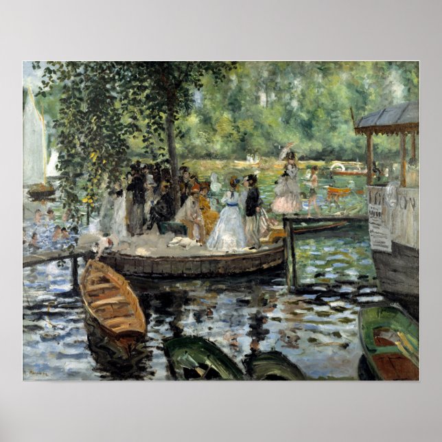 Poster Pierre-Auguste Renoir - La Grenouillere (Frente)
