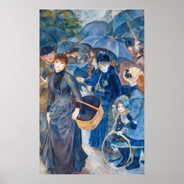 Poster Pierre-Auguste Renoir - Os Guarda-chuvas (Frente)