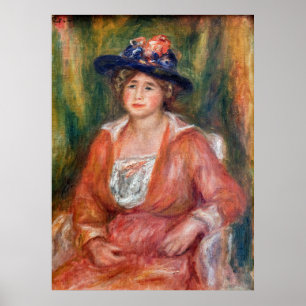 Poster Pierre-Auguste Renoir - Retrato da Mulher Sentada