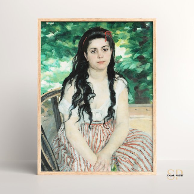 Poster Pierre-Auguste Renoir Summer 1868 Pintura (Criador carregado)