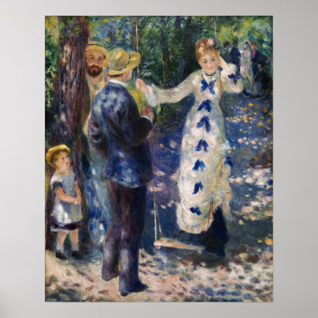 Poster Pierre-Auguste Renoir - The Swing (Frente)