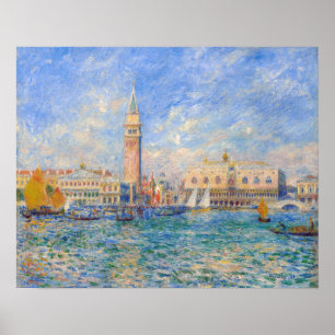Poster Pierre-Auguste Renoir - Veneza, o Palácio do Doge