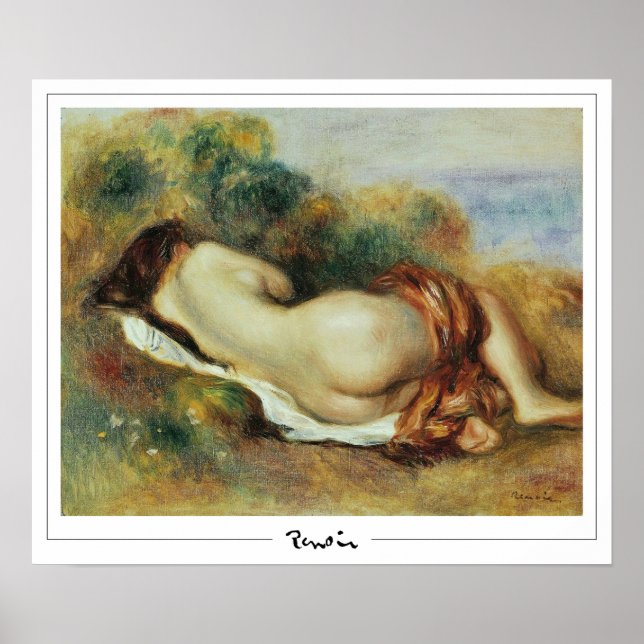 Poster Pierre-Auguste Renoir Zedign Cartaz de Arte #495-3 (Frente)
