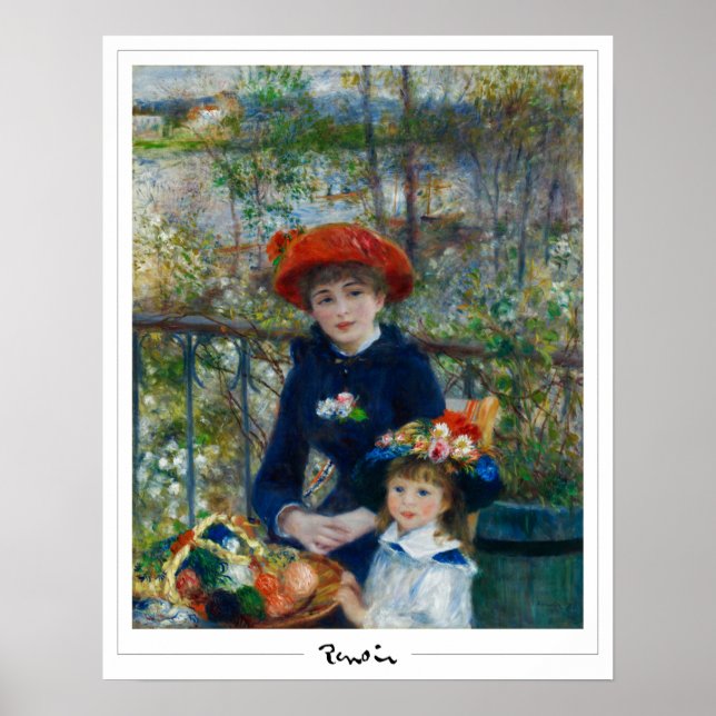 Poster Pierre-Auguste Renoir Zedign Cartaz de Arte #8-2 (Frente)
