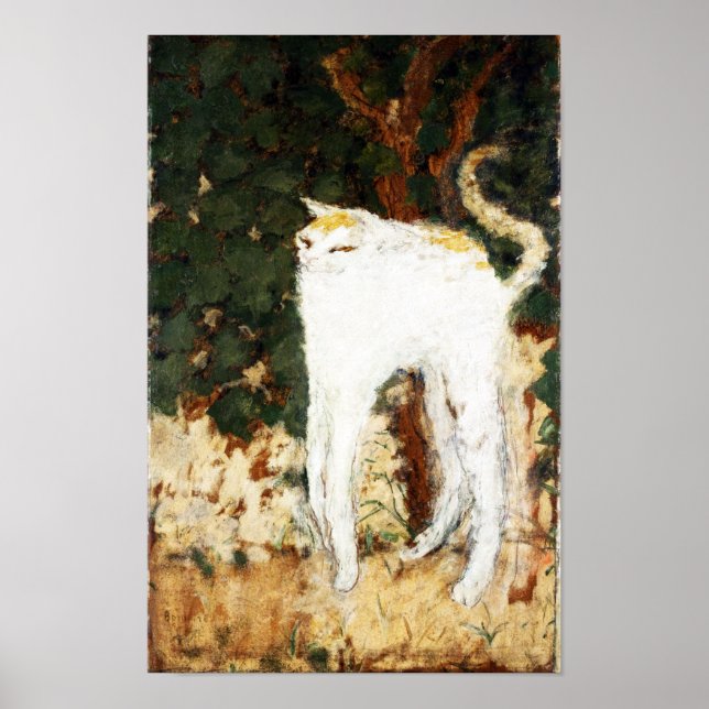 Poster Pierre Bonnard, O Gato Branco, 1894 (Frente)