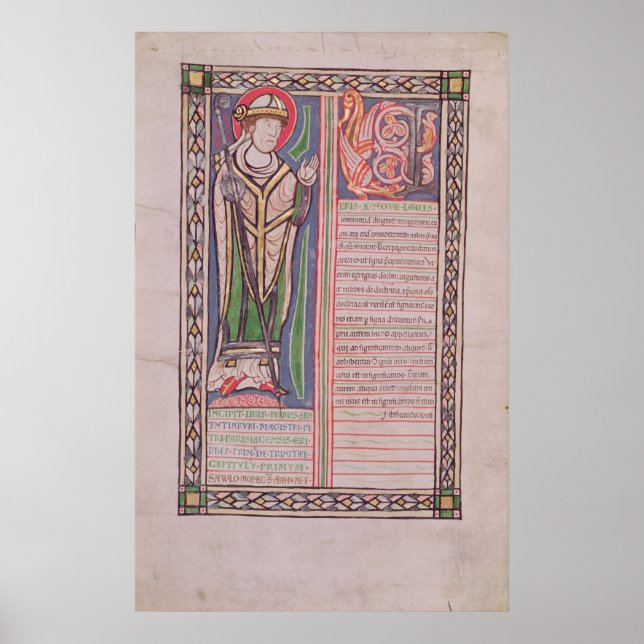 Póster Pierre Lombard Bishop de Paris (Frente)