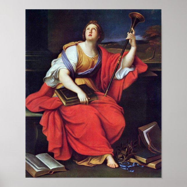Póster Pierre Mignard - Clio (Frente)