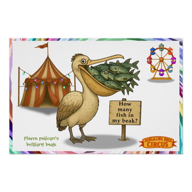 Póster Pierre pelican's brilliant beak (Frente)