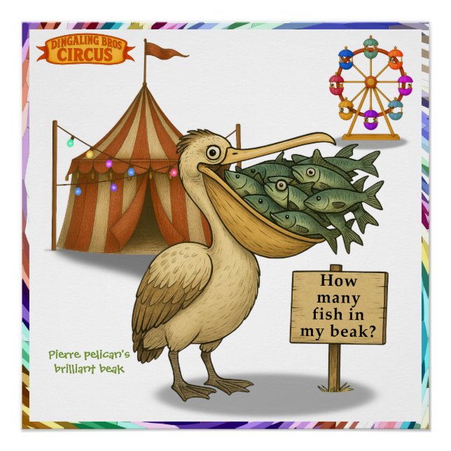 Póster Pierre pelican's brilliant beak (Frente)