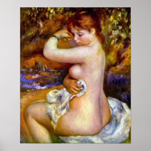 Póster Pierre Renoir - após o banho