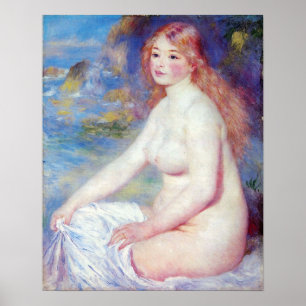 Poster Pierre Renoir - bather louro