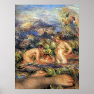 Póster Pierre Renoir - bathers (detalhe)