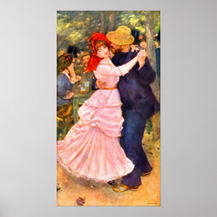 Poster Pierre Renoir - Dança em Bougal