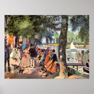Póster Pierre Renoir - La Grenouillere