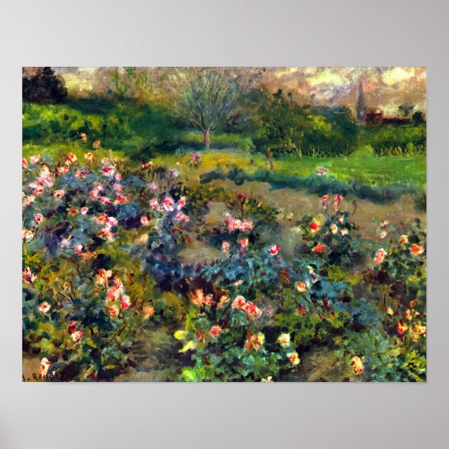 Póster Pierre Renoir - Rosa (Frente)