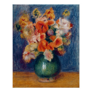 Póster Pierre um buquê de Renoir  