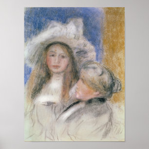 Póster Pierre um Renoir   Berthe Morisot e sua filha