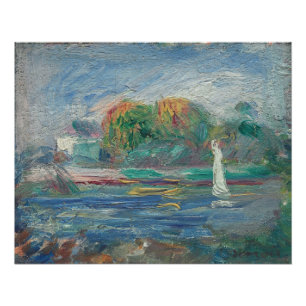 Póster Pierre um Renoir   o rio azul