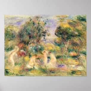 Póster Pierre um Renoir   os Bathers