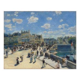 Póster Pierre um Renoir Pont Neuf, Paris