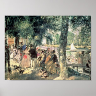 Poster Pierre um Renoir que banham-se no Seine