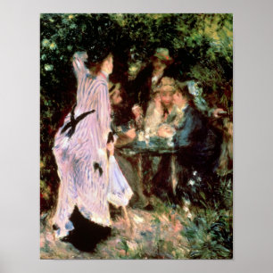 Poster Pierre um Renoir   sob as árvores, de la Galette