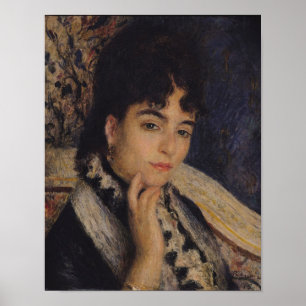 Póster Pierre um retrato de Renoir da Sra. Alphonse