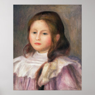 Póster Pierre um retrato de Renoir de uma criança 2