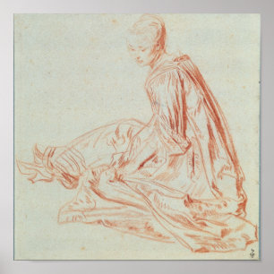 Póster Pierre um sorriso da mulher de Renoir  