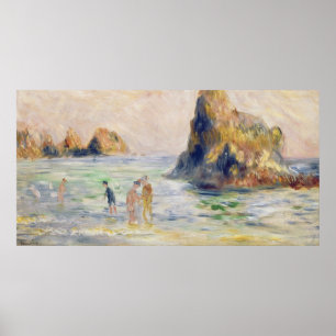 Poster Pierre uma baía de Renoir   Moulin Huet, Guernsey