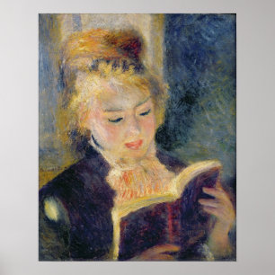 Póster Pierre uma leitura da menina de Renoir  