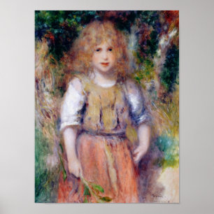 Póster Pierre uma menina aciganada de Renoir  