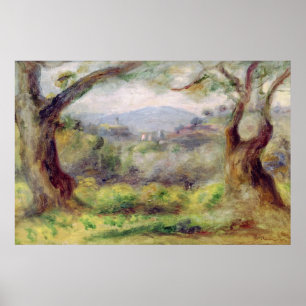 Póster Pierre uma paisagem de Renoir   em Les Collettes