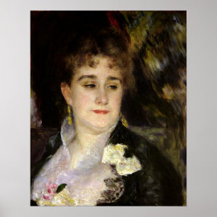Póster Pierre uma senhora Georges Charpentier de Renoir  