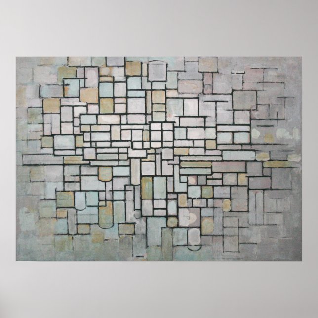 Poster PIET MONDRIAAN - Composição n.o 11 1913 (Frente)