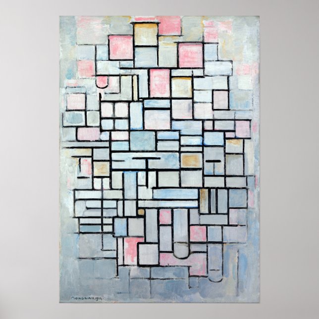 Póster Piet Mondriaan Composition No. IV (Frente)