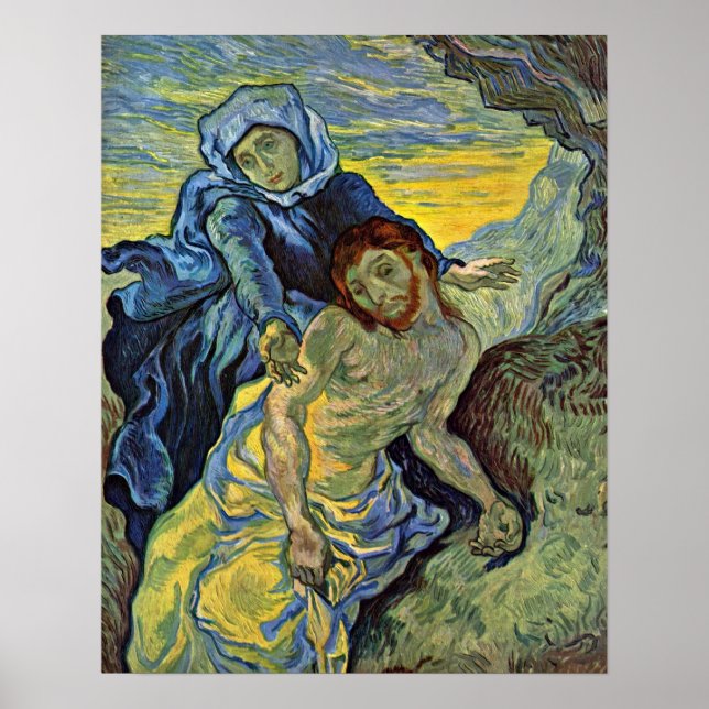 Poster Pieta (após Delacroix) apresentada por Vincent Wil (Frente)