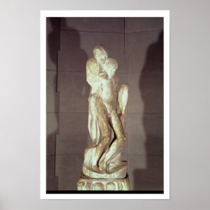 Póster Pieta de Rondanini, 1564 (mármore) (veja