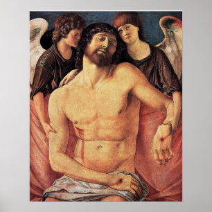Póster Pieta Jesus Crucifixion Lamentando Virgem Maria 01