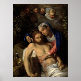 Poster Pietà (Maria e Jesus) (por Adam Elsheimer)