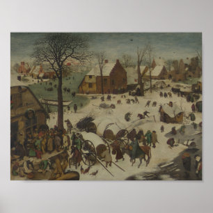 Póster Pieter Bruegel a pessoa idosa - numeração em