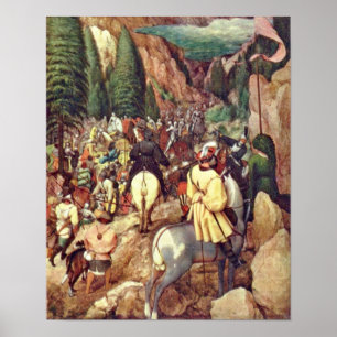 Póster Pieter Bruegel Elder - Conversion of Saint Paul