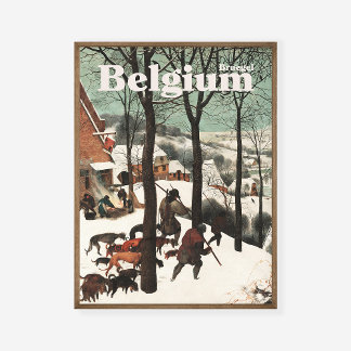 Poster Pieter Bruegel Elder Hunters in the Snow 1565 Art